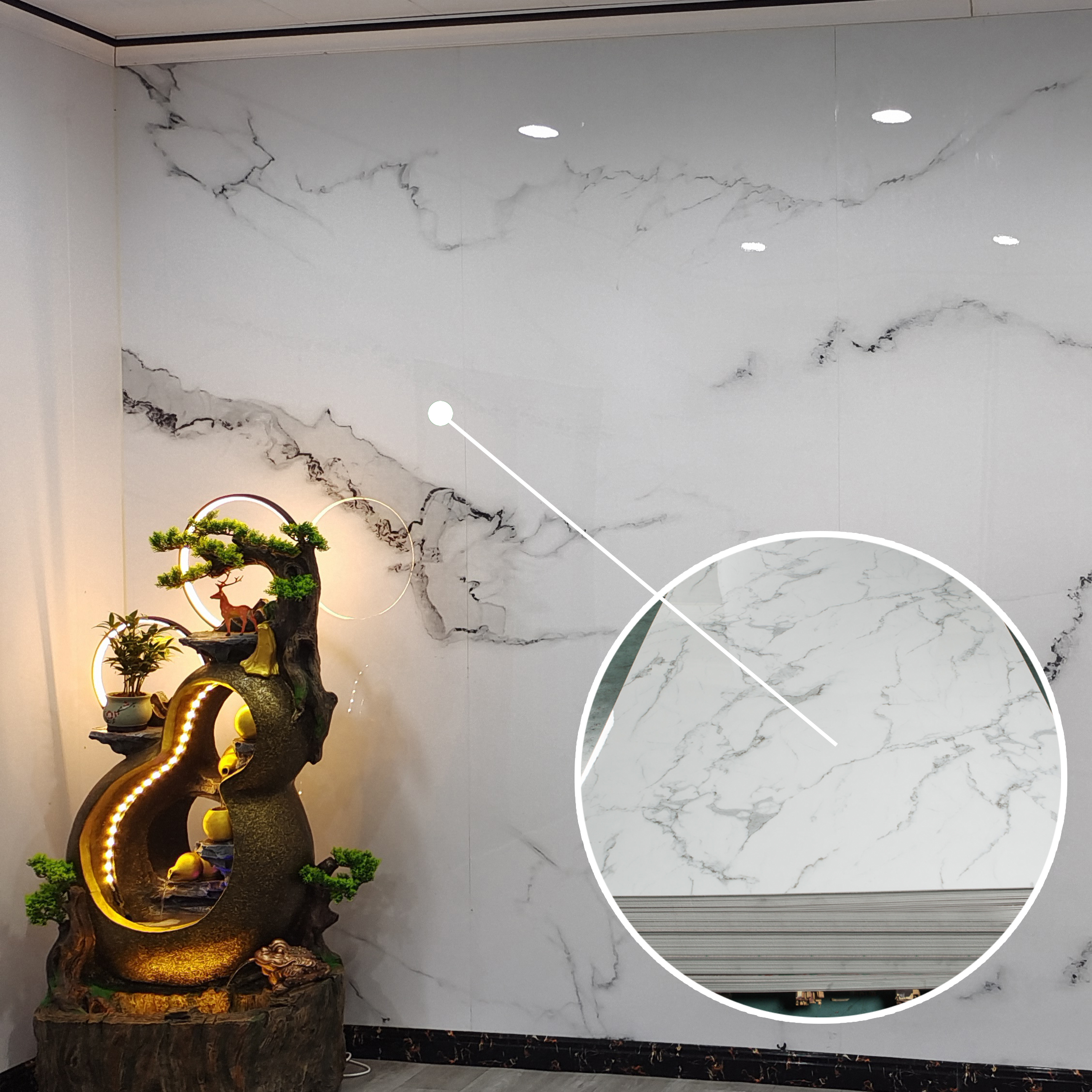 Faux Marble Wall Panels